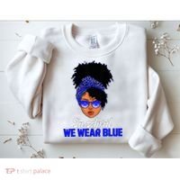 I'm Their Voice Child Abuse Prevention Awareness Month Sweatshirt thumb 2