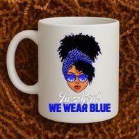 I'm Their Voice Child Abuse Prevention Awareness Month Coffee Mug thumb 2