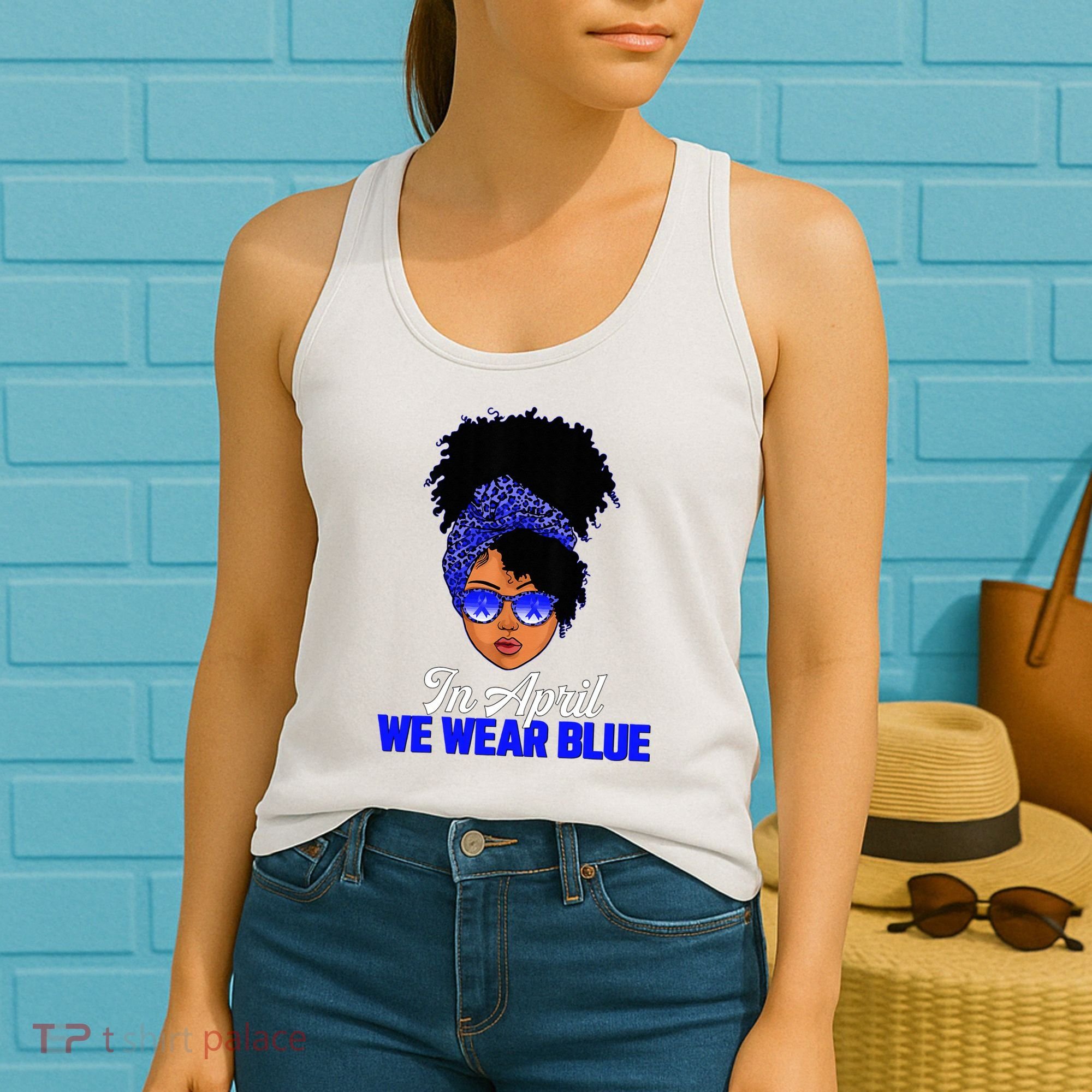 I'm Their Voice Child Abuse Prevention Awareness Month Women's Tank Top