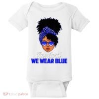 I'm Their Voice Child Abuse Prevention Awareness Month Baby Bodysuit thumb 0