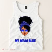I'm Their Voice Child Abuse Prevention Awareness Month Tank Top thumb 2