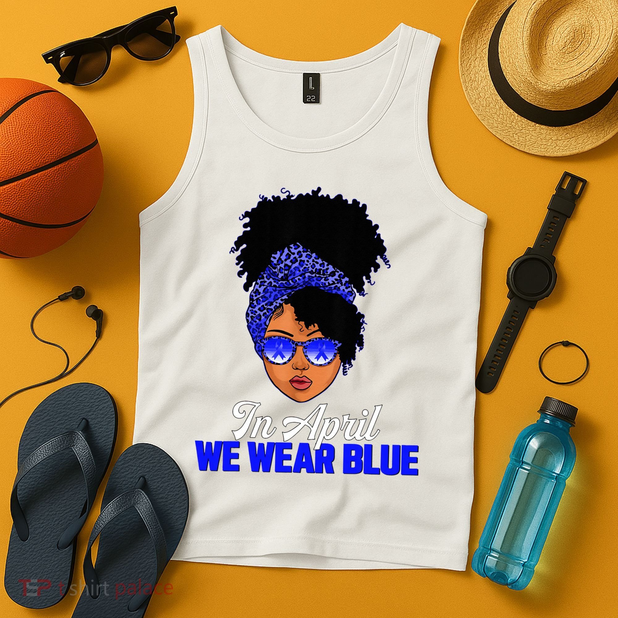 I'm Their Voice Child Abuse Prevention Awareness Month Tank Top