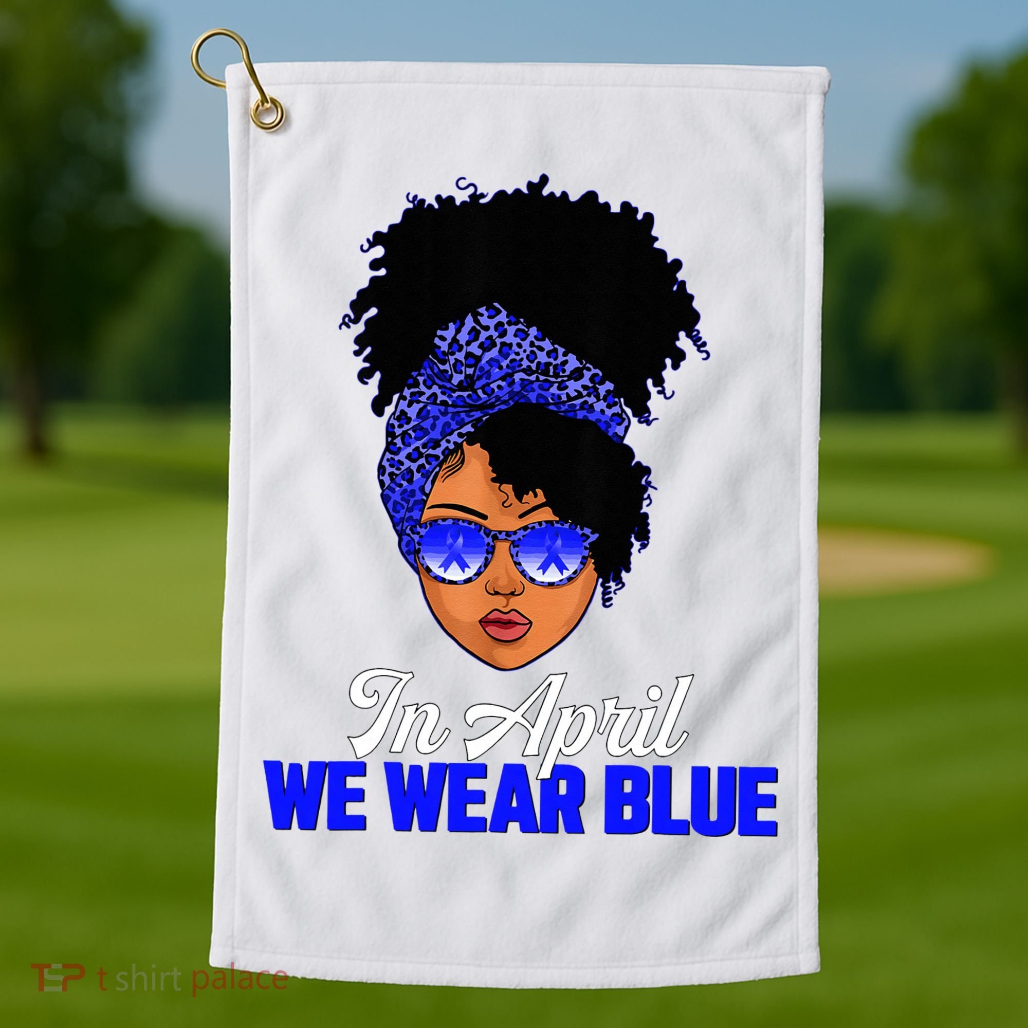 I'm Their Voice Child Abuse Prevention Awareness Month Golf Towel
