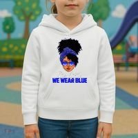 I'm Their Voice Child Abuse Prevention Awareness Month Kids Hoodie thumb 3