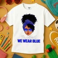 I'm Their Voice Child Abuse Prevention Awareness Month Kids T-Shirt thumb 3