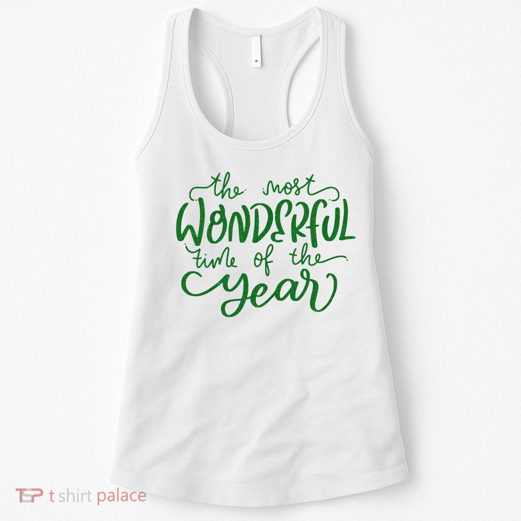 It's The Wonderful Time Of The Year Christmas Season Festive Women's Tank Top