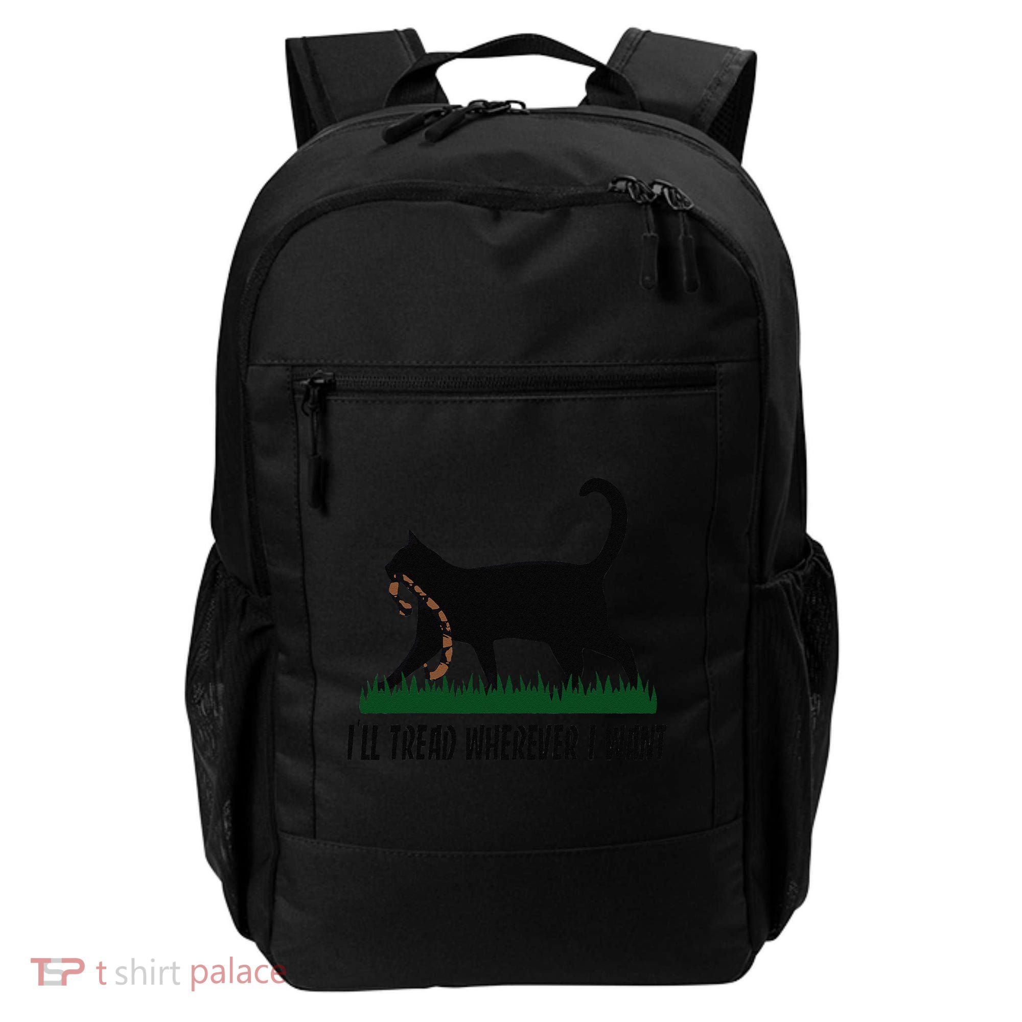 ILl Tread Wherever I Want Cat Ladies For Kamala Funny Gift Backpack