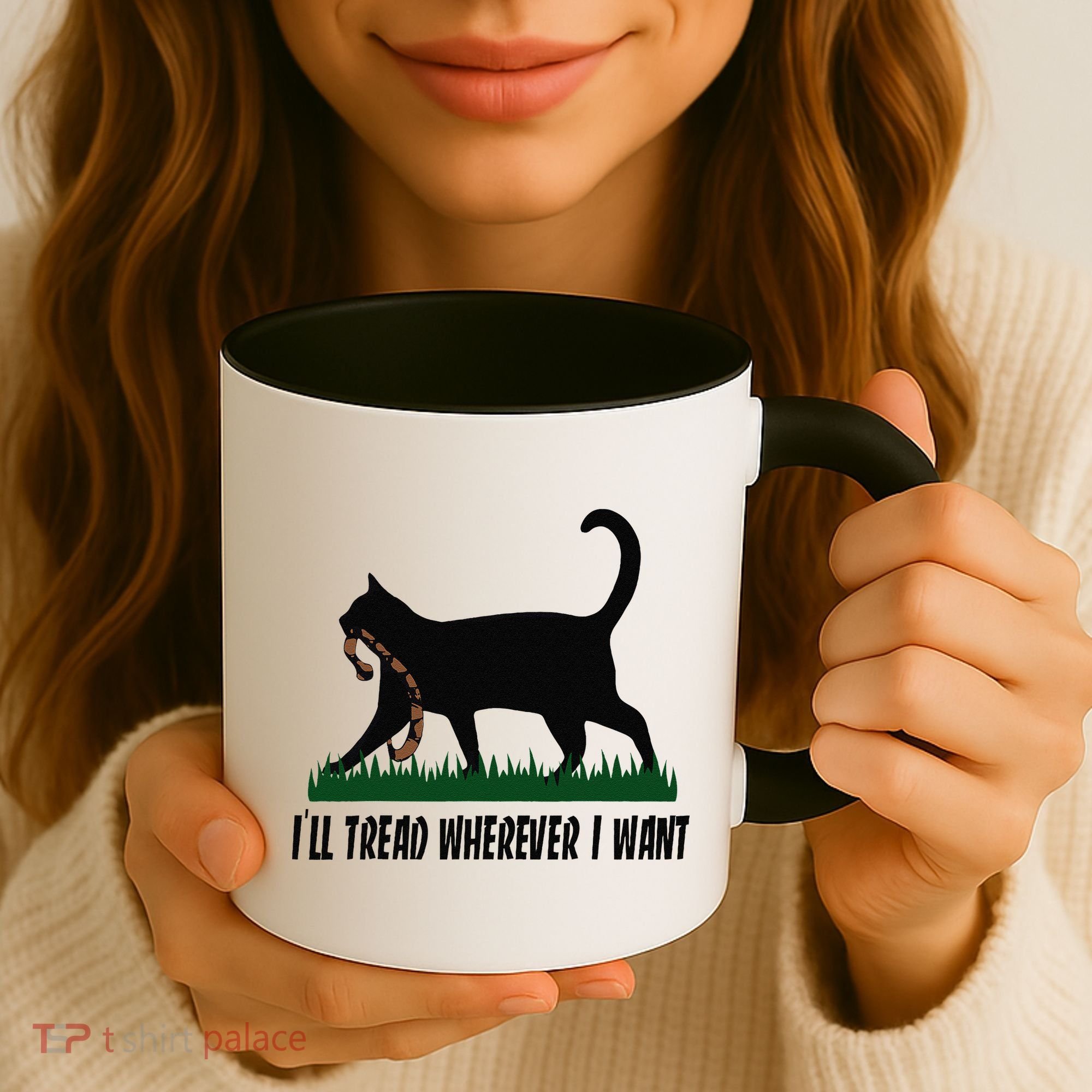 ILl Tread Wherever I Want Cat Ladies For Kamala Funny Gift Coffee Mug