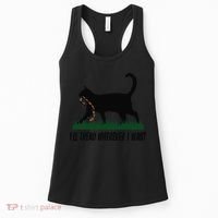 ILl Tread Wherever I Want Cat Ladies For Kamala Funny Gift Women's Tank Top thumb 0