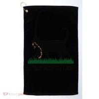 ILl Tread Wherever I Want Cat Ladies For Kamala Funny Gift Golf Towel thumb 0