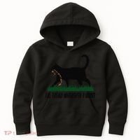 ILl Tread Wherever I Want Cat Ladies For Kamala Funny Gift Kids Hoodie thumb 0