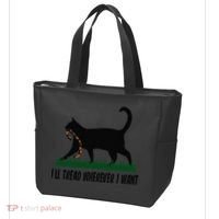 ILl Tread Wherever I Want Cat Ladies For Kamala Funny Gift Tote Bag thumb 3