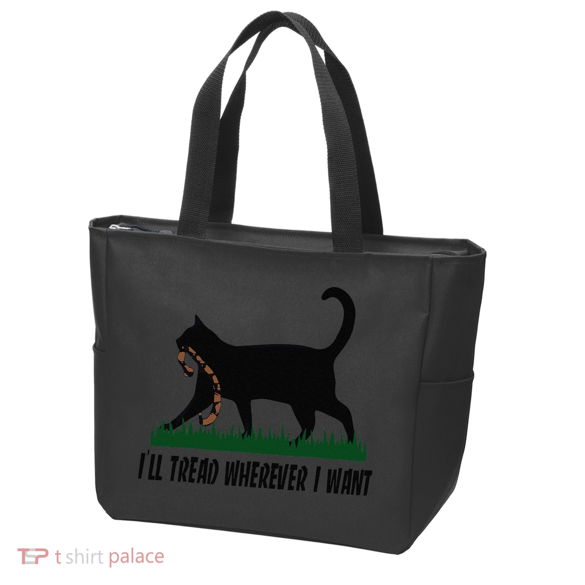 ILl Tread Wherever I Want Cat Ladies For Kamala Funny Gift Tote Bag