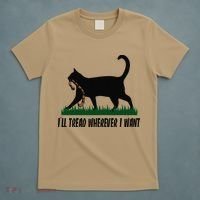 ILl Tread Wherever I Want Cat Ladies For Kamala Funny Gift T-Shirt thumb 5