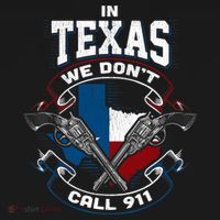 In Texas We Don't Call 911 Funny Texan Proud Gun Owner Gift Apron thumb 3