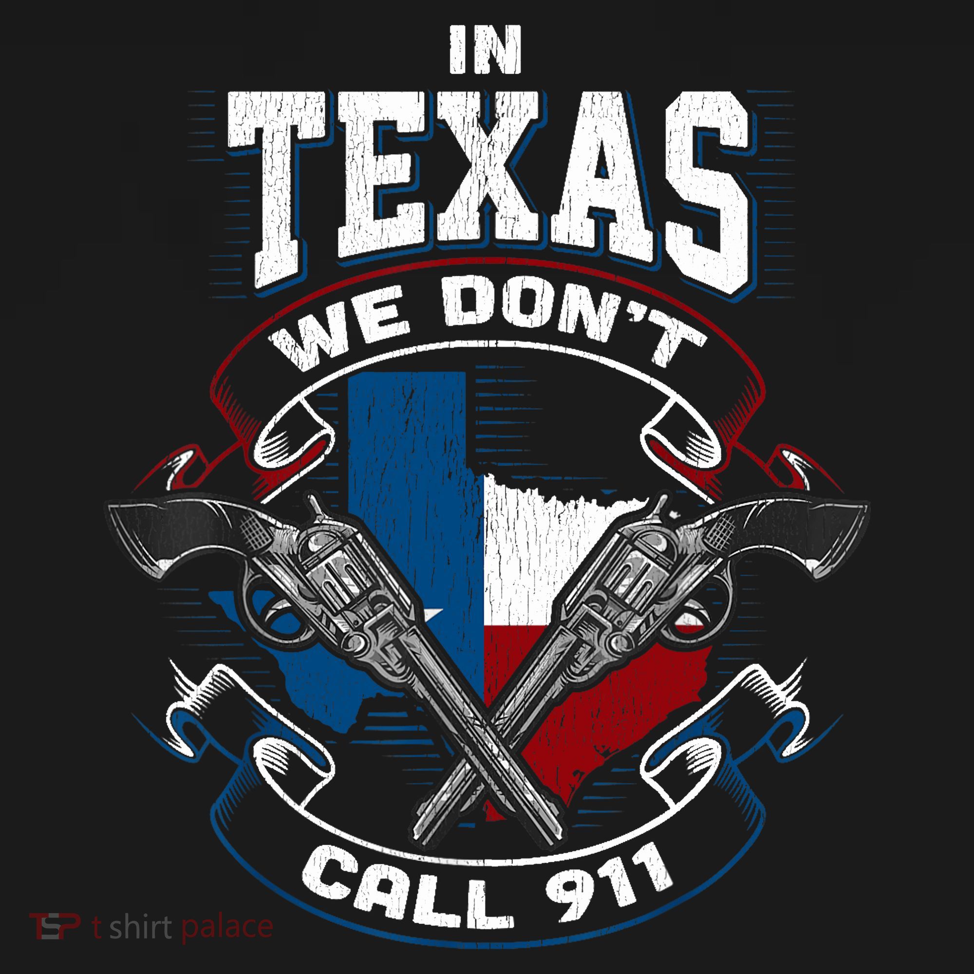 In Texas We Don't Call 911 Funny Texan Proud Gun Owner Gift Women's Tank Top
