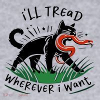 Ill Tread Wherever I Want Cat Ladies For Kamala Madam Women's Sweatshirt thumb 2
