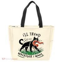 Ill Tread Wherever I Want Cat Ladies For Kamala Madam Tote Bag thumb 0