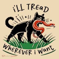 Ill Tread Wherever I Want Cat Ladies For Kamala Madam Tote Bag thumb 4