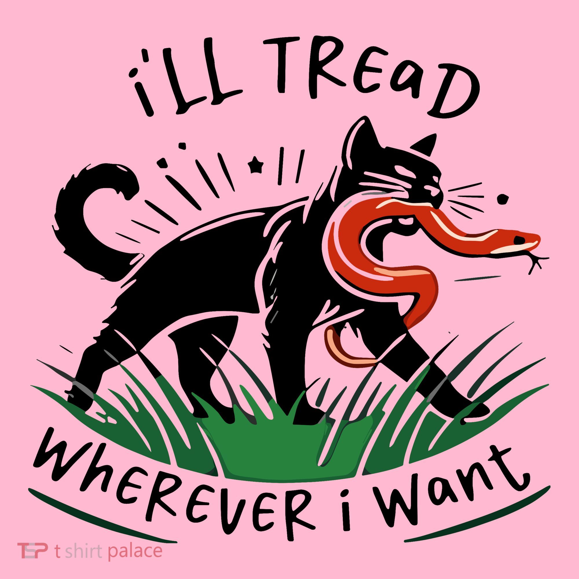 Ill Tread Wherever I Want Cat Ladies For Kamala Madam Coaster