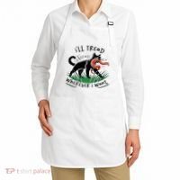 Ill Tread Wherever I Want Cat Ladies For Kamala Madam Apron thumb 2
