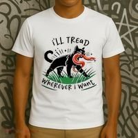 Ill Tread Wherever I Want Cat Ladies For Kamala Madam T-Shirt thumb 3