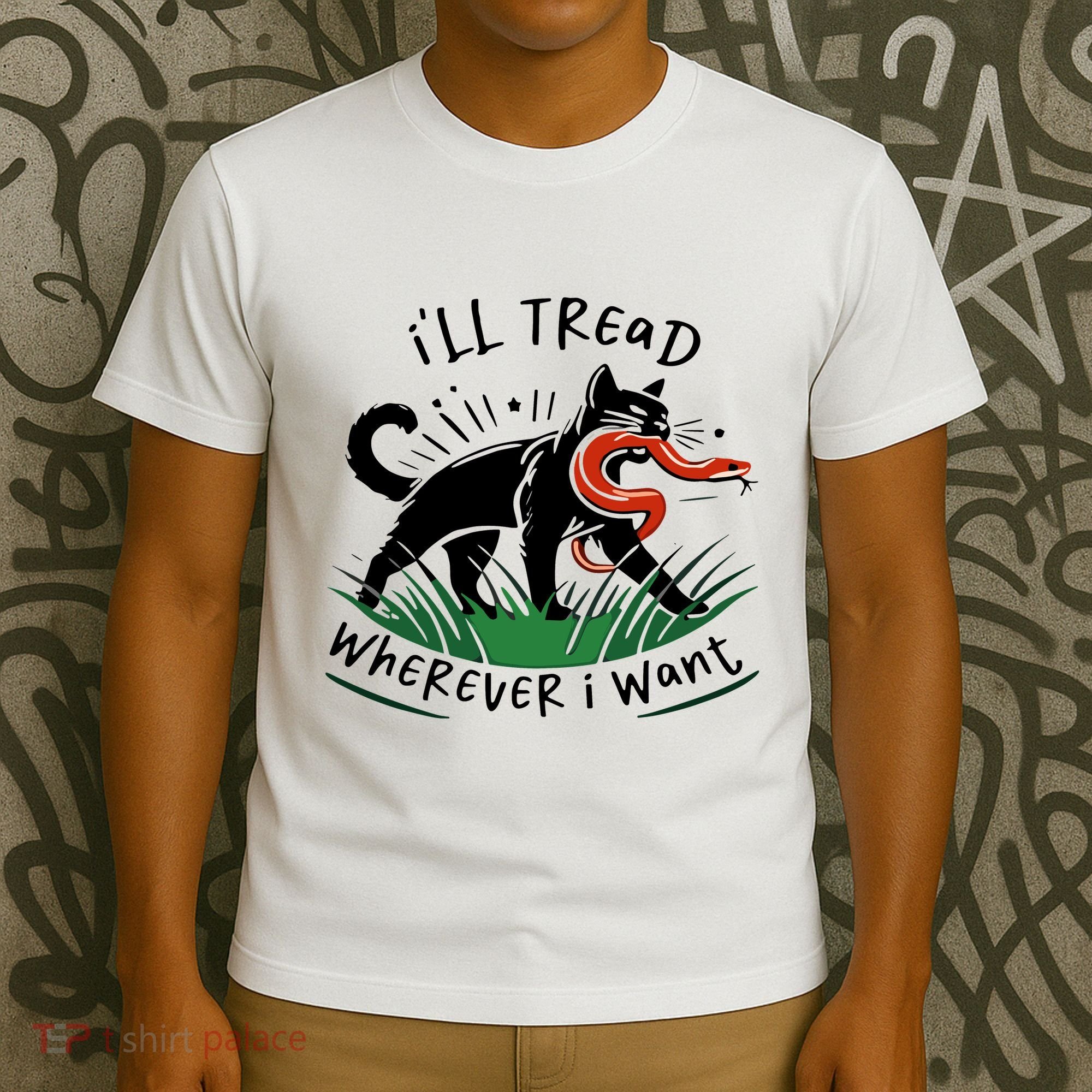 Ill Tread Wherever I Want Cat Ladies For Kamala Madam T-Shirt