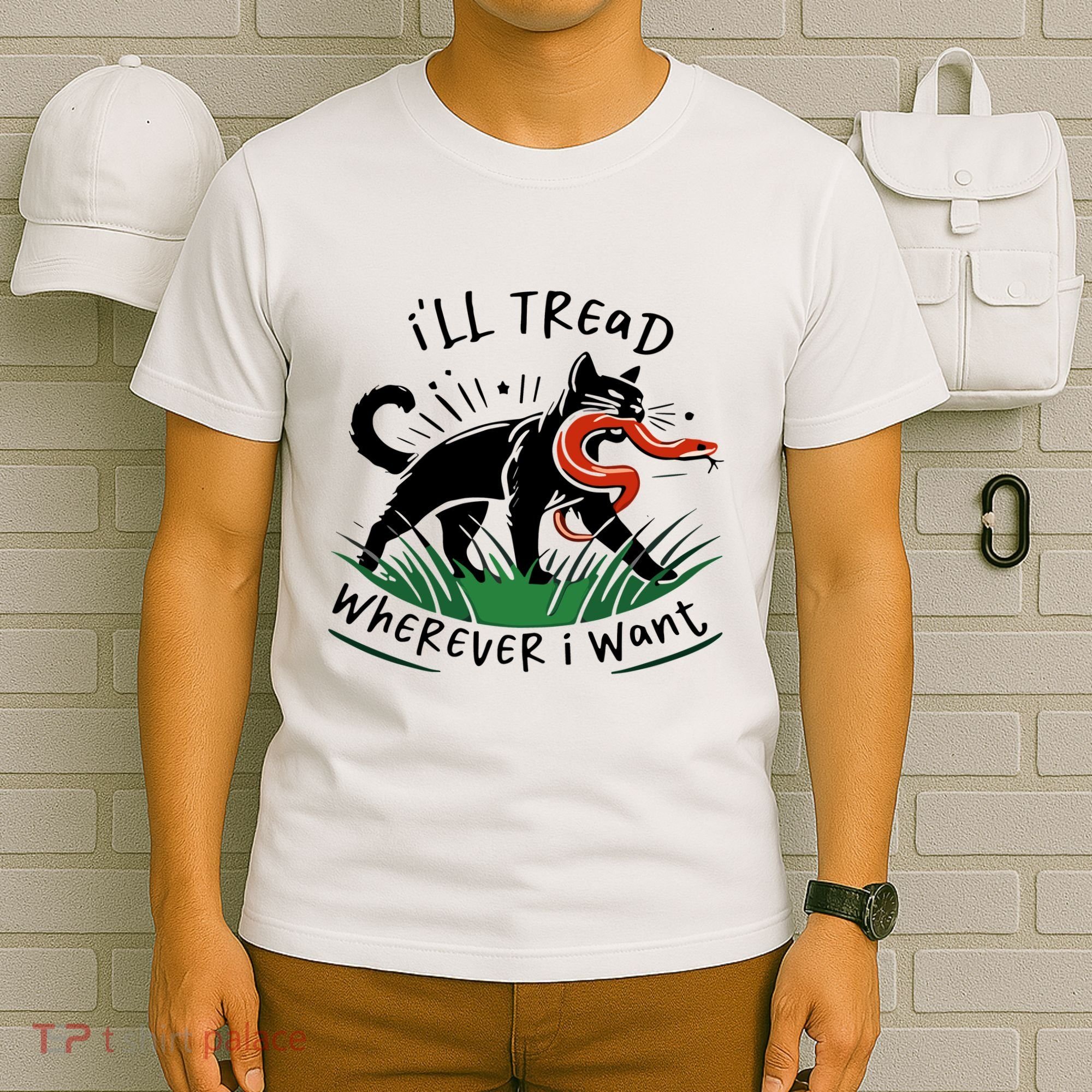 Ill Tread Wherever I Want Cat Ladies For Kamala Madam T-Shirt