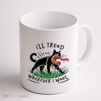 Ill Tread Wherever I Want Cat Ladies For Kamala Madam Coffee Mug thumb 1