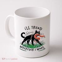 Ill Tread Wherever I Want Cat Ladies For Kamala Madam Coffee Mug thumb 0