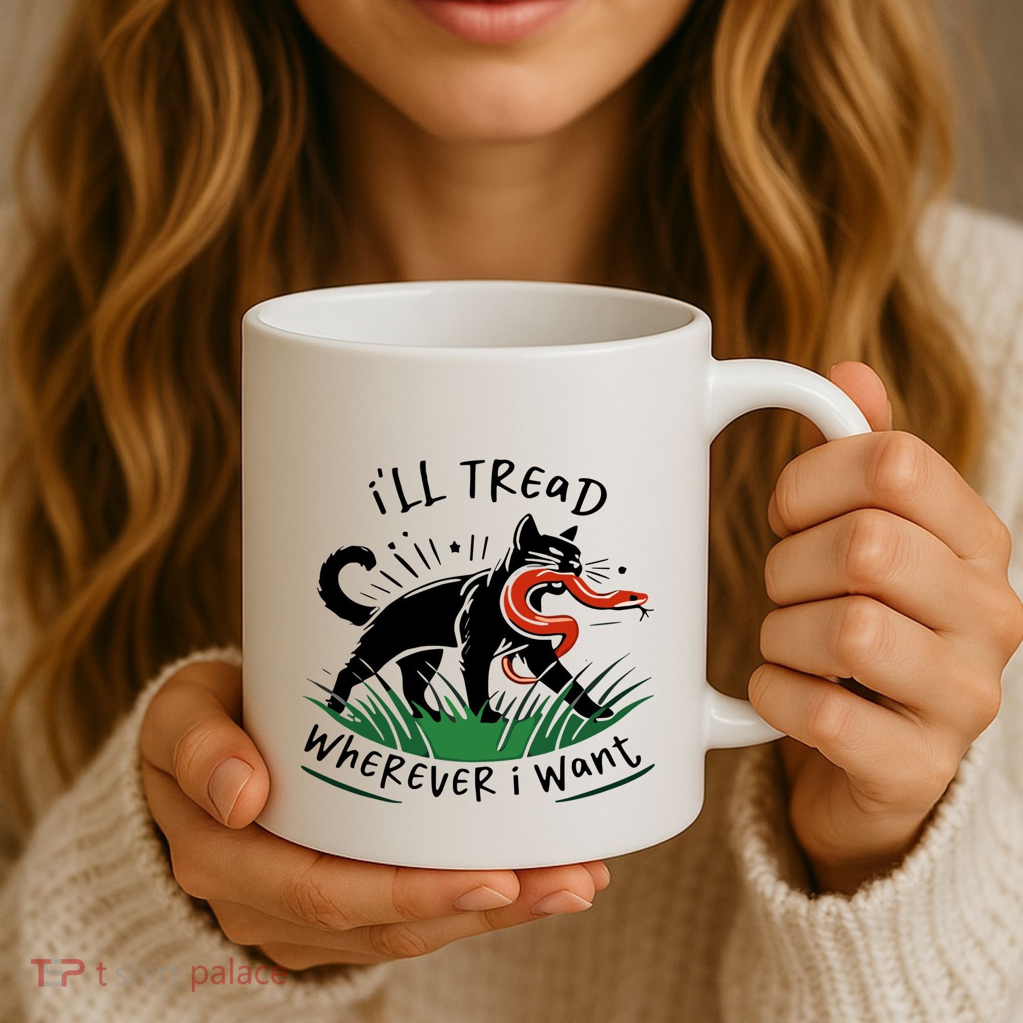 Ill Tread Wherever I Want Cat Ladies For Kamala Madam Coffee Mug