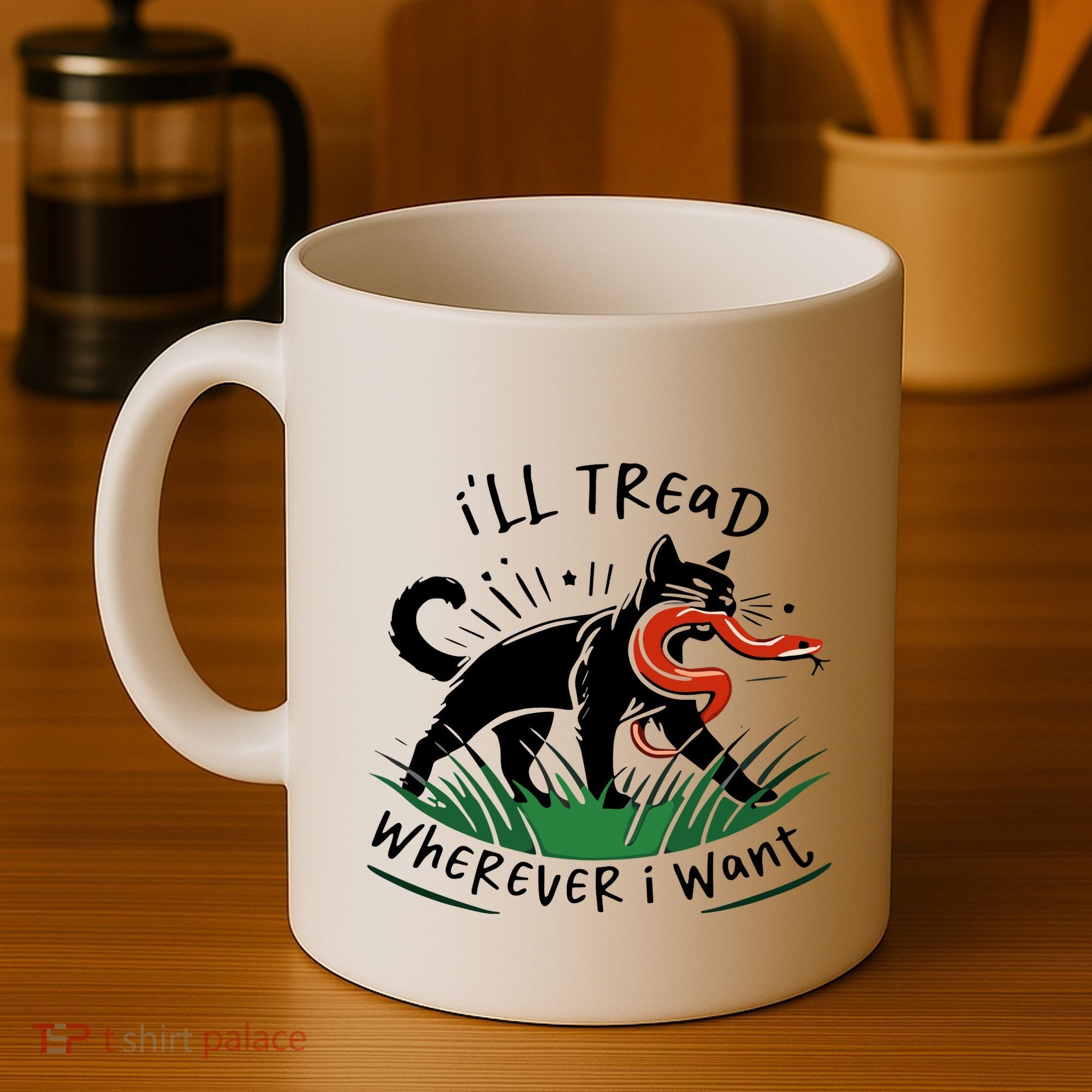 Ill Tread Wherever I Want Cat Ladies For Kamala Madam Coffee Mug