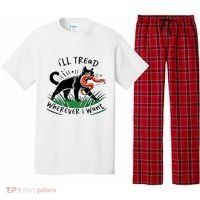 Ill Tread Wherever I Want Cat Ladies For Kamala Madam Pajama Set thumb 0