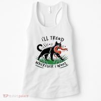 Ill Tread Wherever I Want Cat Ladies For Kamala Madam Women's Tank Top thumb 0