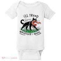 Ill Tread Wherever I Want Cat Ladies For Kamala Madam Baby Bodysuit thumb 0