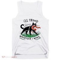 Ill Tread Wherever I Want Cat Ladies For Kamala Madam Tank Top thumb 0