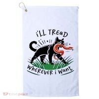 Ill Tread Wherever I Want Cat Ladies For Kamala Madam Golf Towel thumb 0