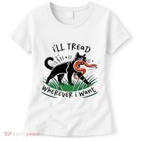 Ill Tread Wherever I Want Cat Ladies For Kamala Madam Women's T-Shirt thumb 0
