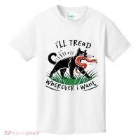 Ill Tread Wherever I Want Cat Ladies For Kamala Madam Kids T-Shirt thumb 0