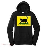 ILl Tread Wherever I Want Childless Cat Lady For Kamala Women's Hoodie thumb 0
