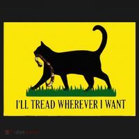 ILl Tread Wherever I Want Childless Cat Lady For Kamala Mousepad thumb 1