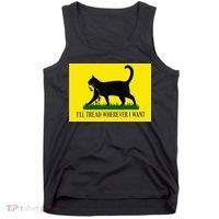 ILl Tread Wherever I Want Childless Cat Lady For Kamala Tank Top thumb 0