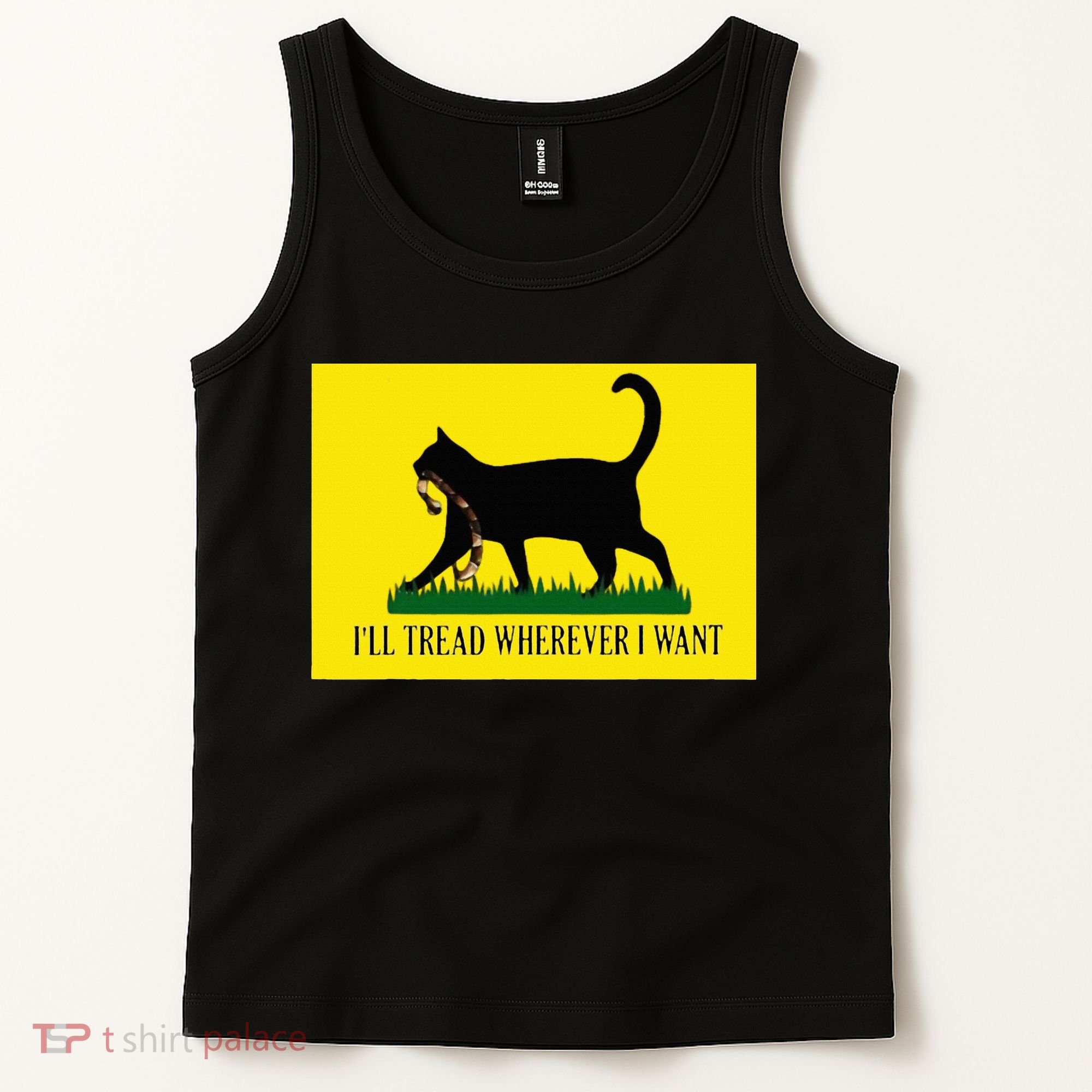 ILl Tread Wherever I Want Childless Cat Lady For Kamala Tank Top
