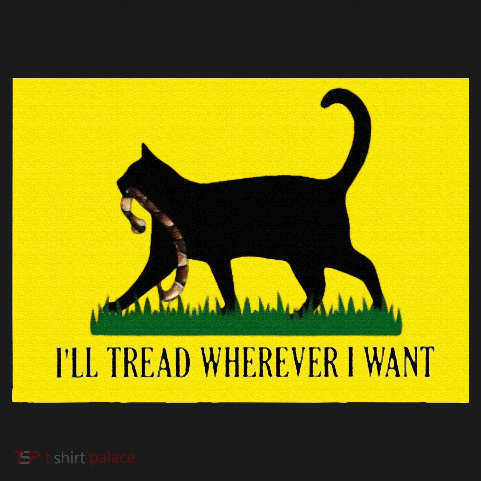 ILl Tread Wherever I Want Childless Cat Lady For Kamala Visor