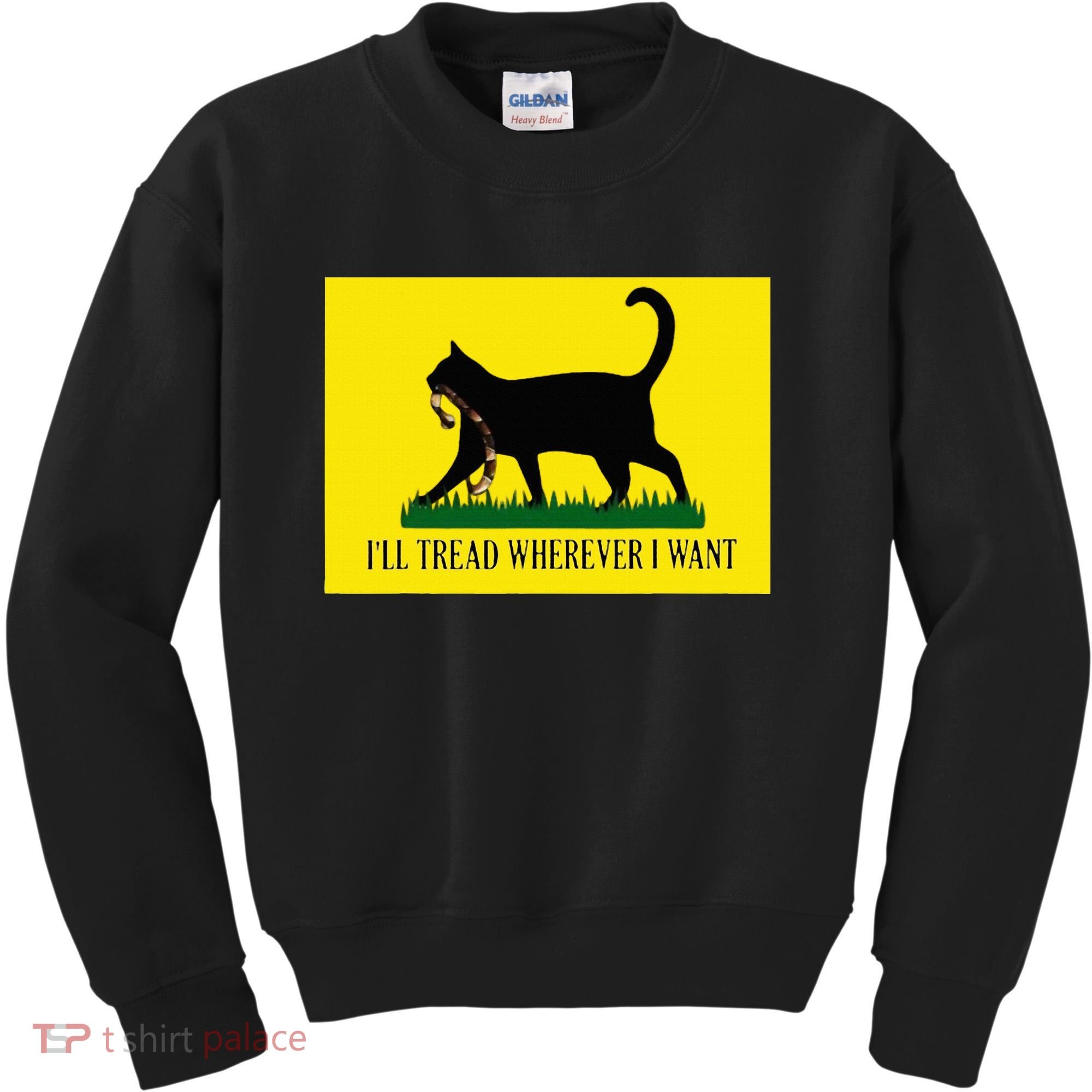 ILl Tread Wherever I Want Childless Cat Lady For Kamala Kids Sweatshirt