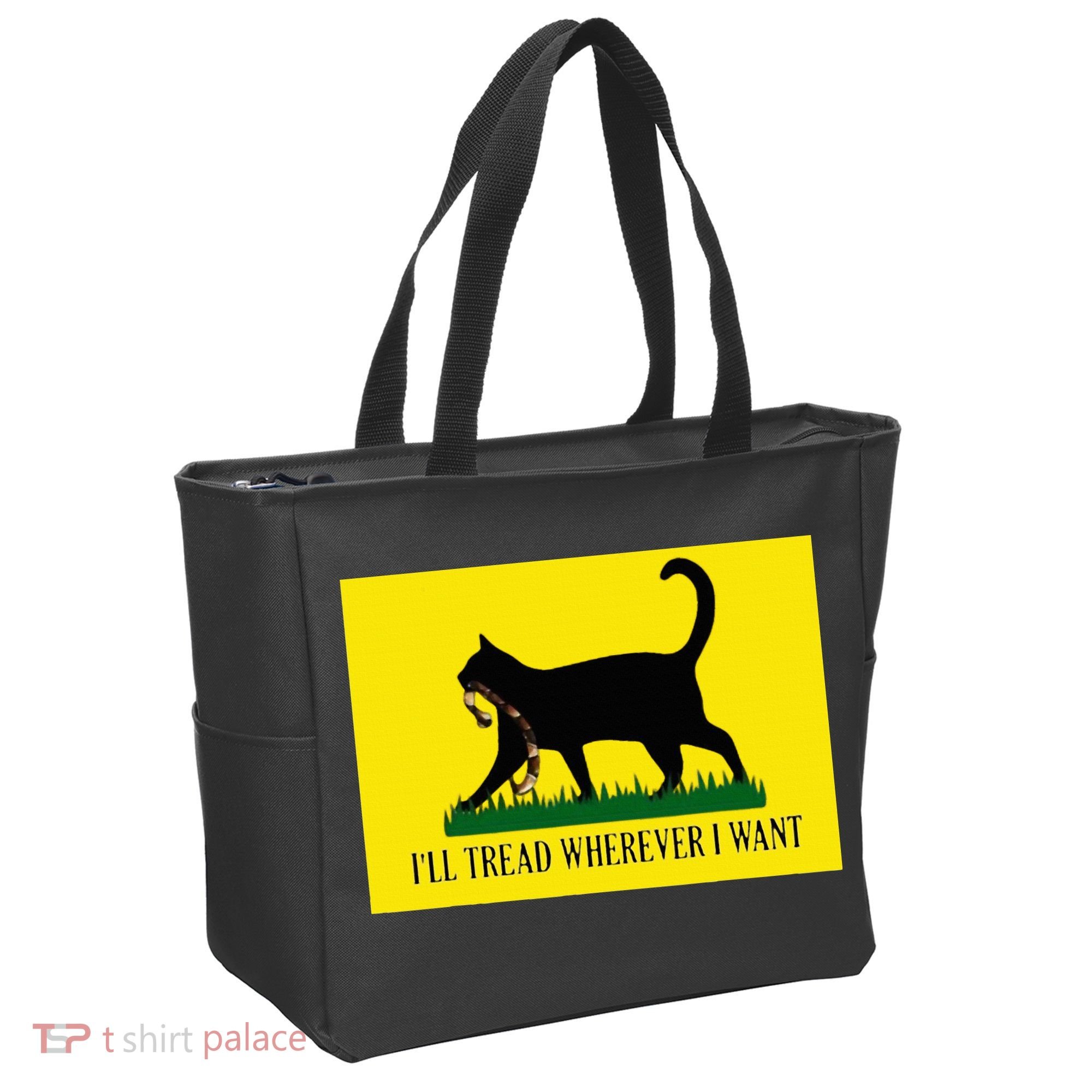 ILl Tread Wherever I Want Childless Cat Lady For Kamala Tote Bag