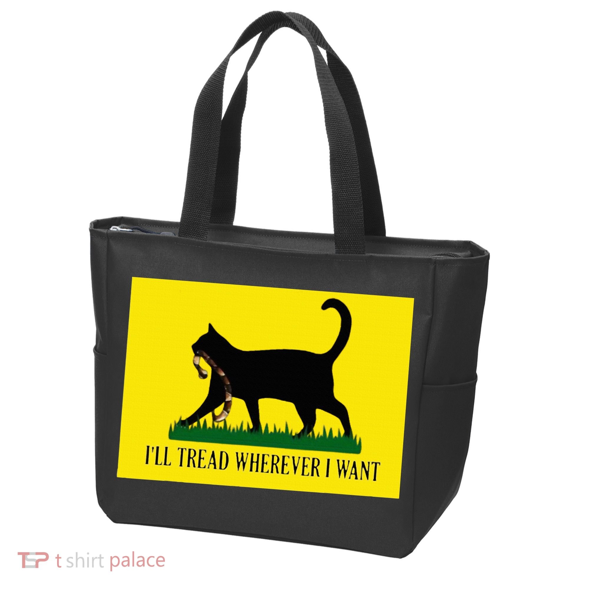 ILl Tread Wherever I Want Childless Cat Lady For Kamala Tote Bag