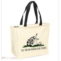 ILl Tread Wherever I Want Tote Bag thumb 2