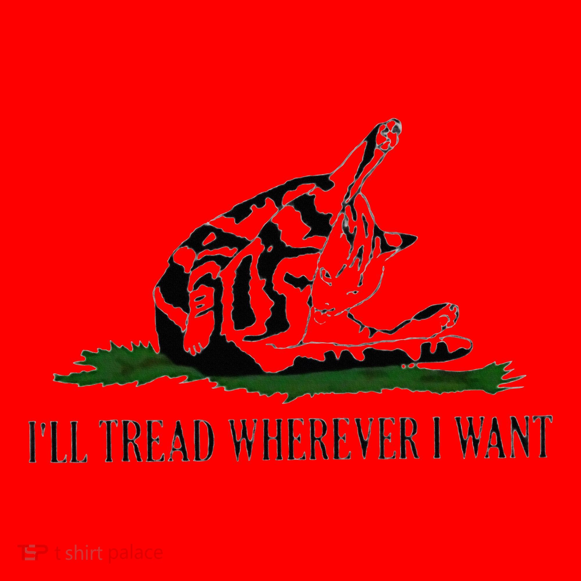 ILl Tread Wherever I Want Santa Hat
