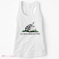 ILl Tread Wherever I Want Women's Tank Top thumb 0